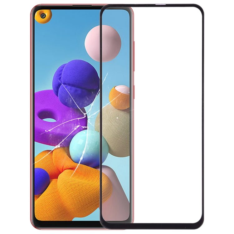 For Samsung Galaxy A21S Front Screen Outer Glass Lens with OCA Optically Clear Adhesive - free shipping - PMc TechLife - Order now!