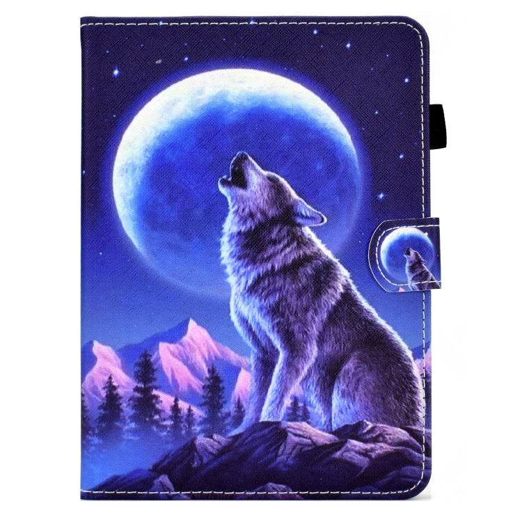 For Amazon Kindle Paperwhite 5 Sewing Pen Slot Leather Tablet Case(Night Wolf) - Amazon by PMC TechLife | Online Shopping South Africa | PMC TechLife