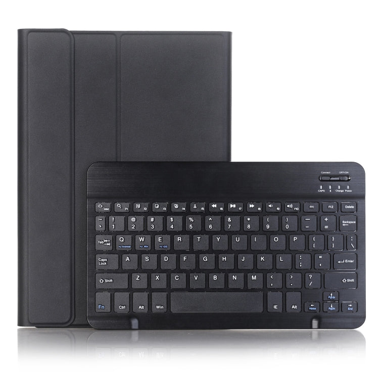 A08B Bluetooth Keyboard Leather Case with Holder & TPU Pen Slot For Samsung Galaxy Tab A8 10.5 2021 SM-X205 / SM-X200(Black) - Samsung Keyboard by PMC TechLife | Online Shopping South Africa | PMC TechLife