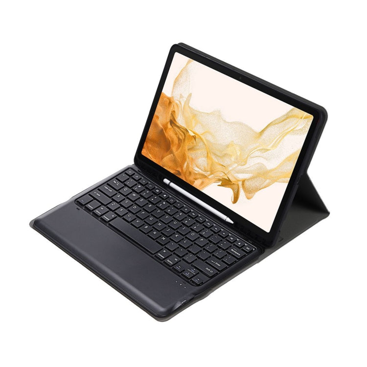 A800B Split Bluetooth Keyboard Leather Case with Holder & Pen Slot For Samsung Galaxy Tab S8+ X800(Blue) - Samsung Keyboard by PMC TechLife | Online Shopping South Africa | PMC TechLife