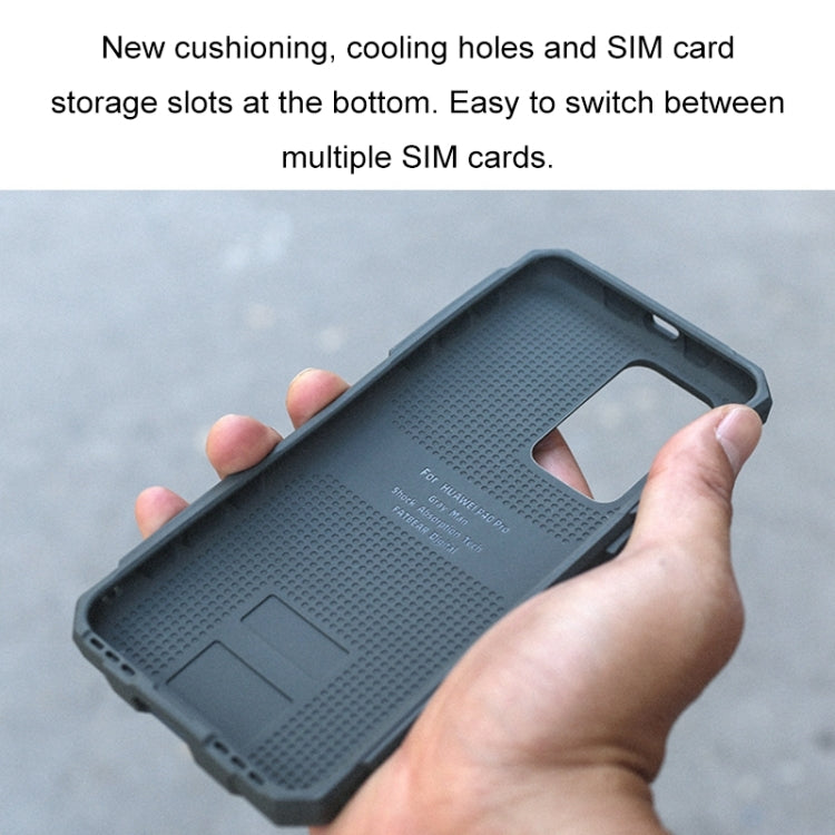 For Huawei P40 Pro / P40 Pro+ FATBEAR Graphene Cooling Shockproof Case(Black) - free shipping - PMC TechLife - Order now!
