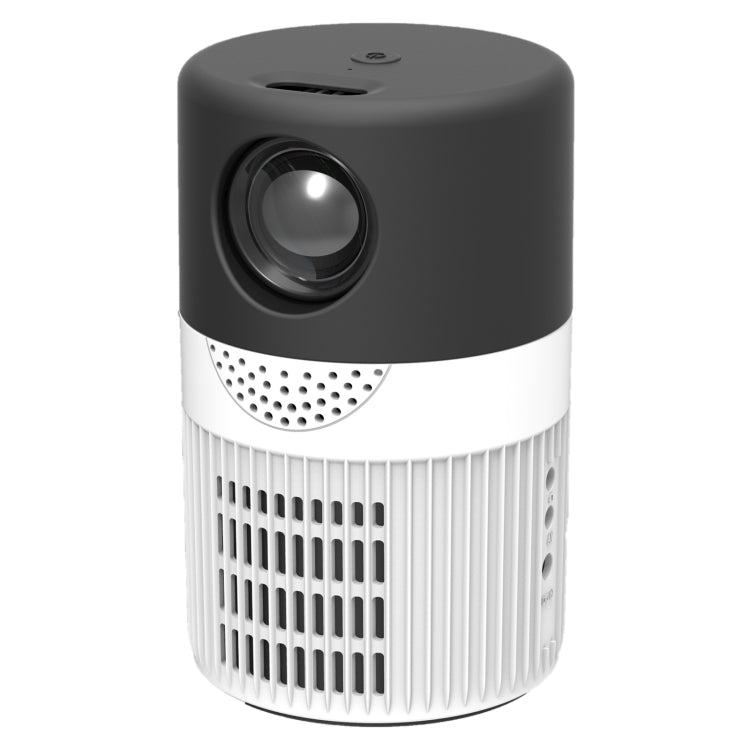 T400 100 inch Screen 3000 Lumens LED Mini Projector, Plug Type:UK Plug(Black White) - Mini Projector by PMC TechLife | Online Shopping South Africa | PMC TechLife | Buy Now Pay Later Mobicred