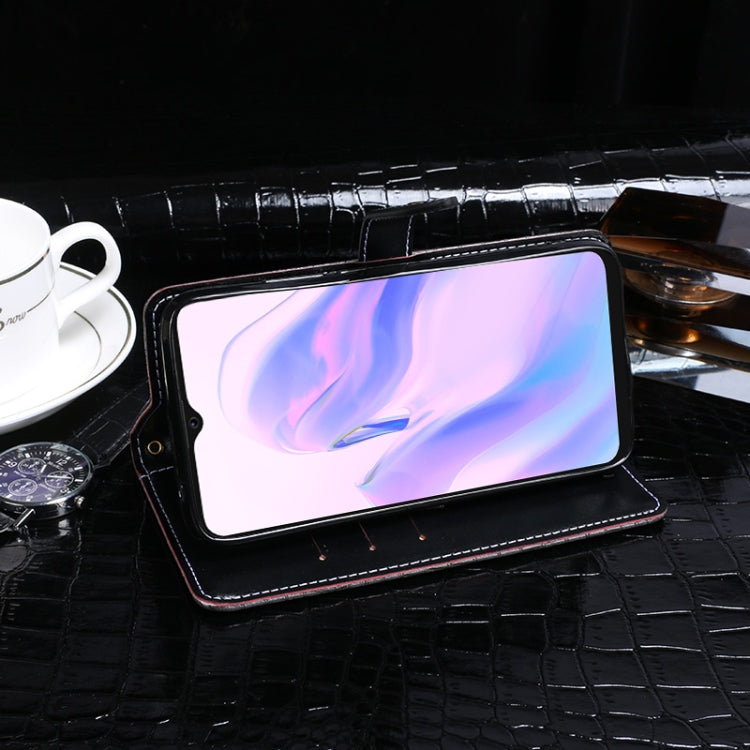 For Blackview A70 Pro idewei Crocodile Texture Leather Phone Case(Dark Blue) - More Brand by idewei | Online Shopping South Africa | PMC TechLife | Buy Now Pay Later Mobicred