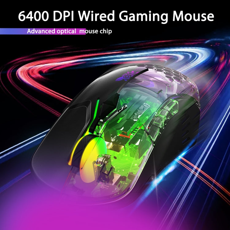 ONIKUMA CW902 RGB Lighting Wired Mouse(Black) - free shipping - PMC Jewellery - Order now!