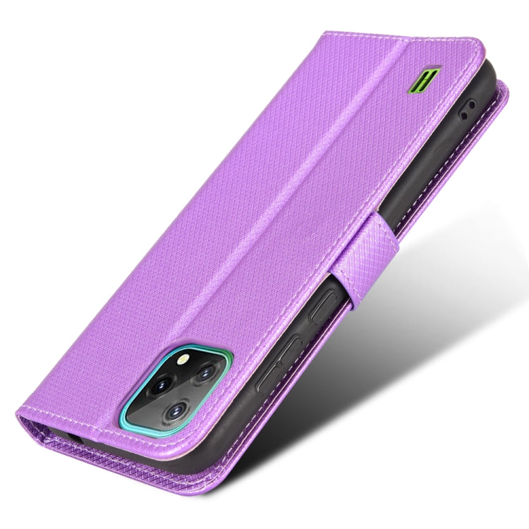 For Blackview A55 Diamond Texture Leather Phone Case(Purple) - More Brand by PMC TechLife | Online Shopping South Africa | PMC TechLife | Buy Now Pay Later Mobicred