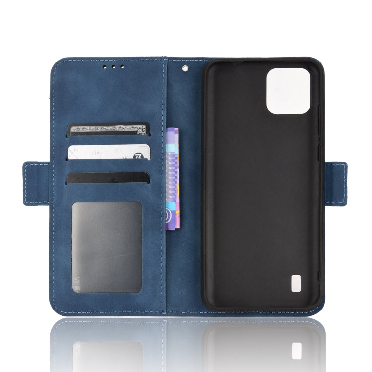 For Blackview A55 Skin Feel Calf Pattern Leather Phone Case(Blue) - More Brand by PMC TechLife | Online Shopping South Africa | PMC TechLife | Buy Now Pay Later Mobicred