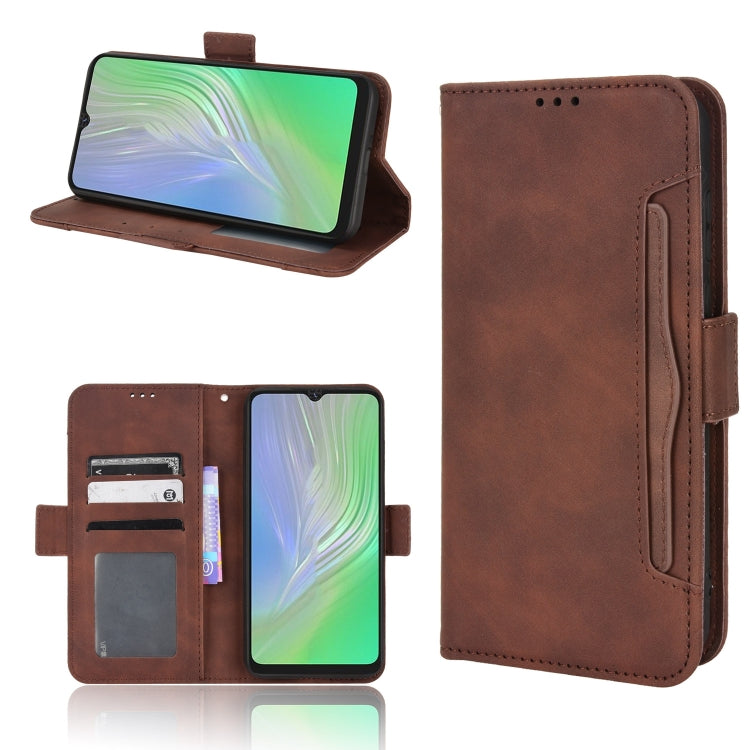 For Blackview A55 Skin Feel Calf Pattern Leather Phone Case(Brown) - More Brand by PMC TechLife | Online Shopping South Africa | PMC TechLife | Buy Now Pay Later Mobicred