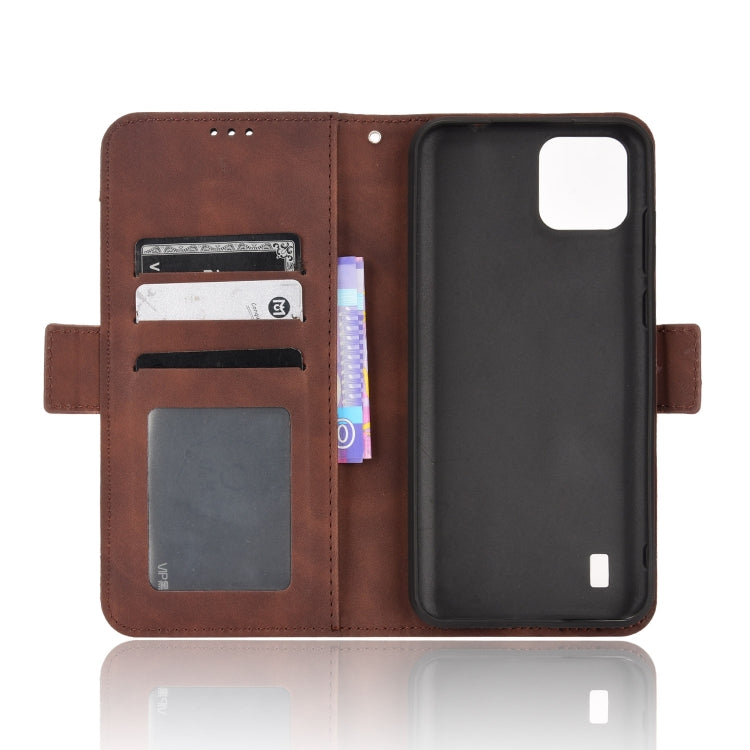 For Blackview A55 Skin Feel Calf Pattern Leather Phone Case(Brown) - More Brand by PMC TechLife | Online Shopping South Africa | PMC TechLife | Buy Now Pay Later Mobicred