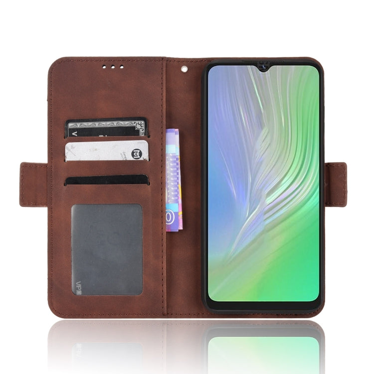 For Blackview A55 Skin Feel Calf Pattern Leather Phone Case(Brown) - More Brand by PMC TechLife | Online Shopping South Africa | PMC TechLife | Buy Now Pay Later Mobicred