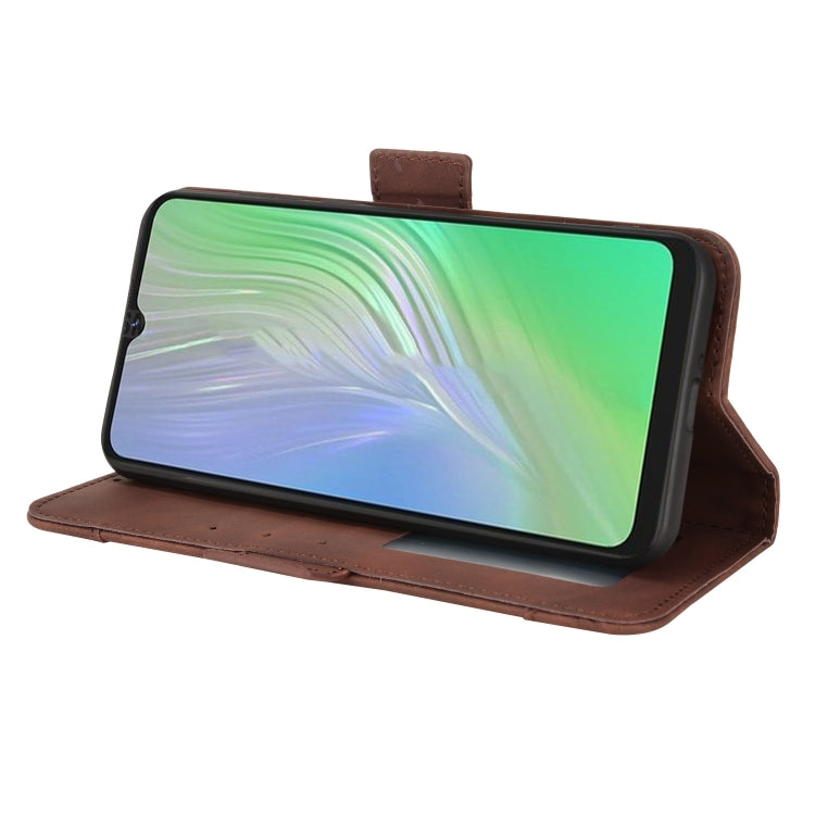 For Blackview A55 Skin Feel Calf Pattern Leather Phone Case(Brown) - More Brand by PMC TechLife | Online Shopping South Africa | PMC TechLife | Buy Now Pay Later Mobicred