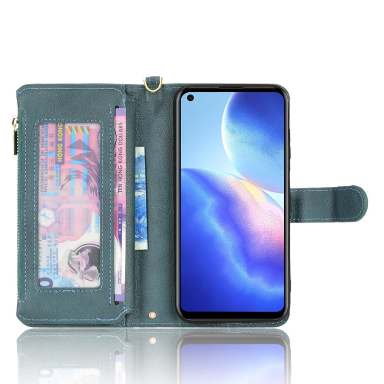 For Blackview A90 Litchi Texture Zipper Leather Phone Case(Green) - free shipping - PMC TechLife - Order now!