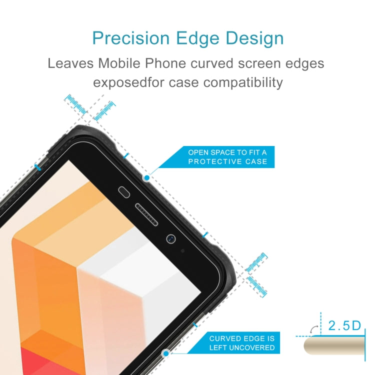 50 PCS 0.26mm 9H 2.5D Tempered Glass Film For Ulefone Armor X10 Pro - Ulefone Tempered Glass by PMC Jewellery | Online Shopping South Africa | PMC Jewellery | Buy Now Pay Later Mobicred