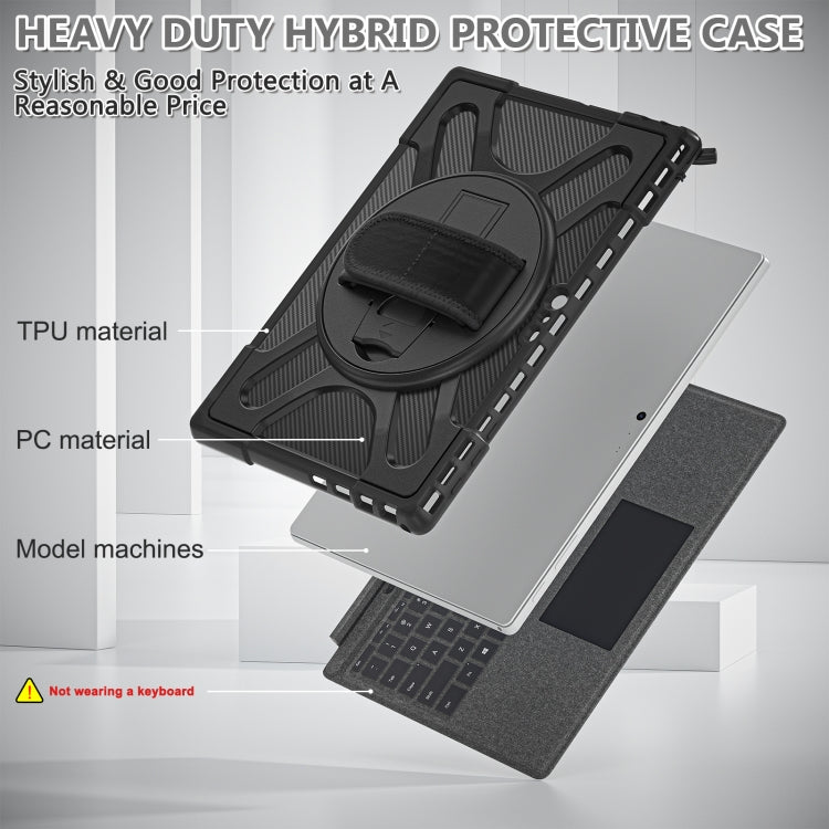 For MicroSoft Surface Pro 4 / 5 / 6 / 7 TPU + PC Tablet Case(Black) - Others by PMC TechLife | Online Shopping South Africa | PMC TechLife | Buy Now Pay Later Mobicred