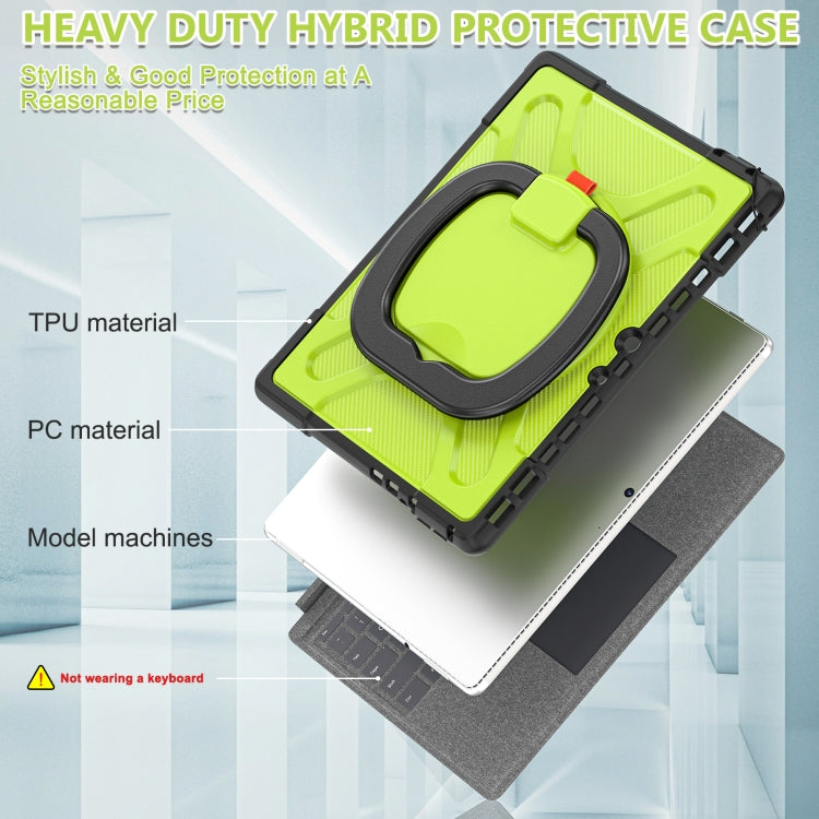 For MicroSoft Surface Pro 8 TPU + PC Tablet Case(Yellow Green) - Others by PMC TechLife | Online Shopping South Africa | PMC TechLife | Buy Now Pay Later Mobicred