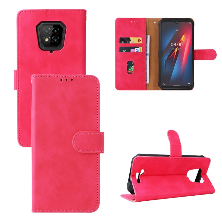 For Ulefone Armor 8 Skin Feel Magnetic Buckle Calf Texture Leather Phone Case(Rose Red) - Ulefone Cases by PMC Jewellery | Online Shopping South Africa | PMC Jewellery | Buy Now Pay Later Mobicred