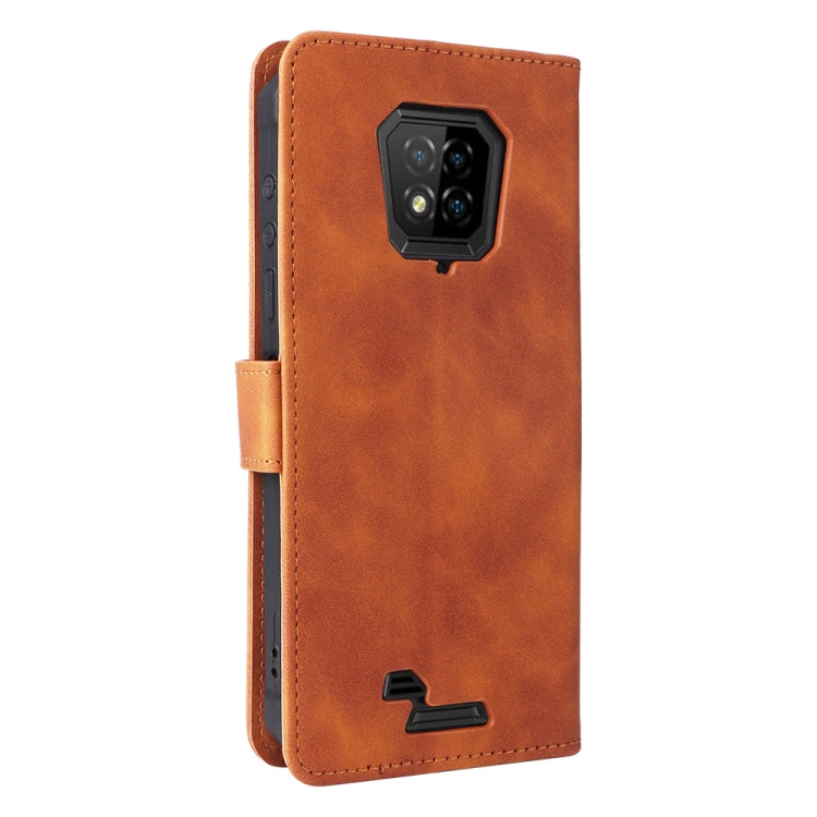 For Ulefone Armor 8 Skin Feel Magnetic Buckle Calf Texture Leather Phone Case(Brown) - free shipping - PMC Jewellery - Order now!