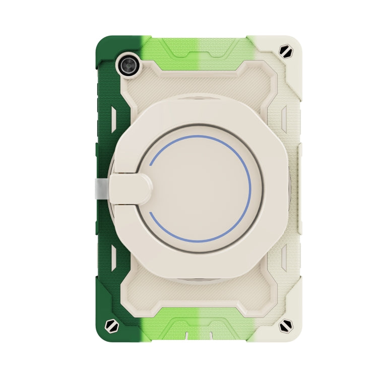 For Lenovo Tab M10 HD Gen 2 X306 Armor Contrast Color Silicone + PC Tablet Case(Colorful Green) - Lenovo by PMC TechLife | Online Shopping South Africa | PMC TechLife | Buy Now Pay Later Mobicred