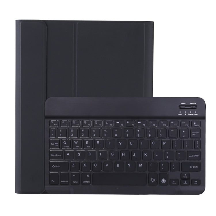 C-098B Candy Color Skin Feel Texture Bluetooth Keyboard Leather Case with Pen Holder For iPad Air 4 10.9 2020 / Air 5 10.9 2022 (Black) - For iPad Air by PMC TechLife | Online Shopping South Africa | PMC TechLife