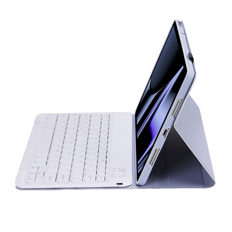 OP11 Lambskin Texture Ultra-thin Bluetooth Keyboard Leather Case For OPPO Pad 11 inch(Purple) - Others Keyboard by PMC TechLife | Online Shopping South Africa | PMC TechLife