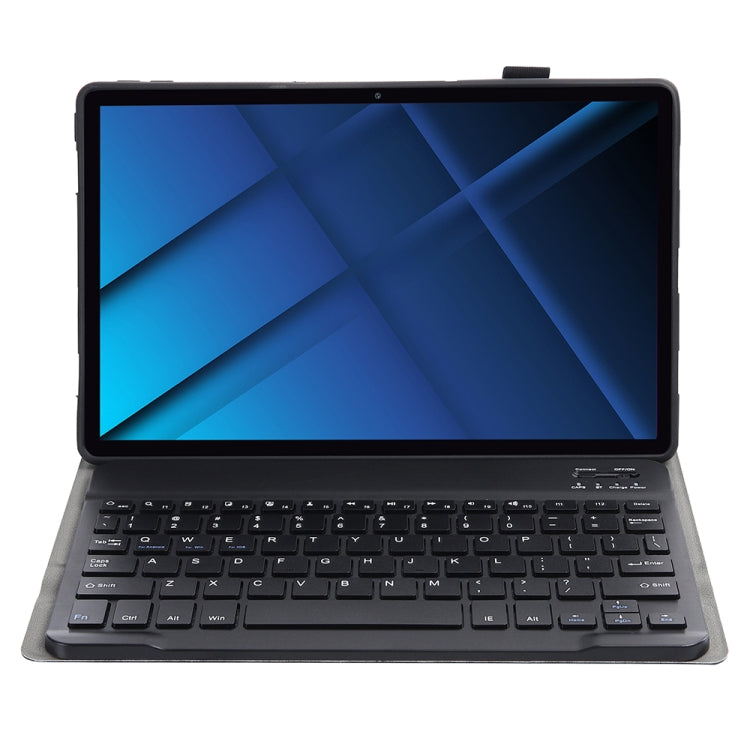 AK16 Lambskin Texture Bluetooth Keyboard Leather Case For Lenovo Tab 6 5G 10.3 inch(Black) - Lenovo Keyboard by PMC TechLife | Online Shopping South Africa | PMC TechLife