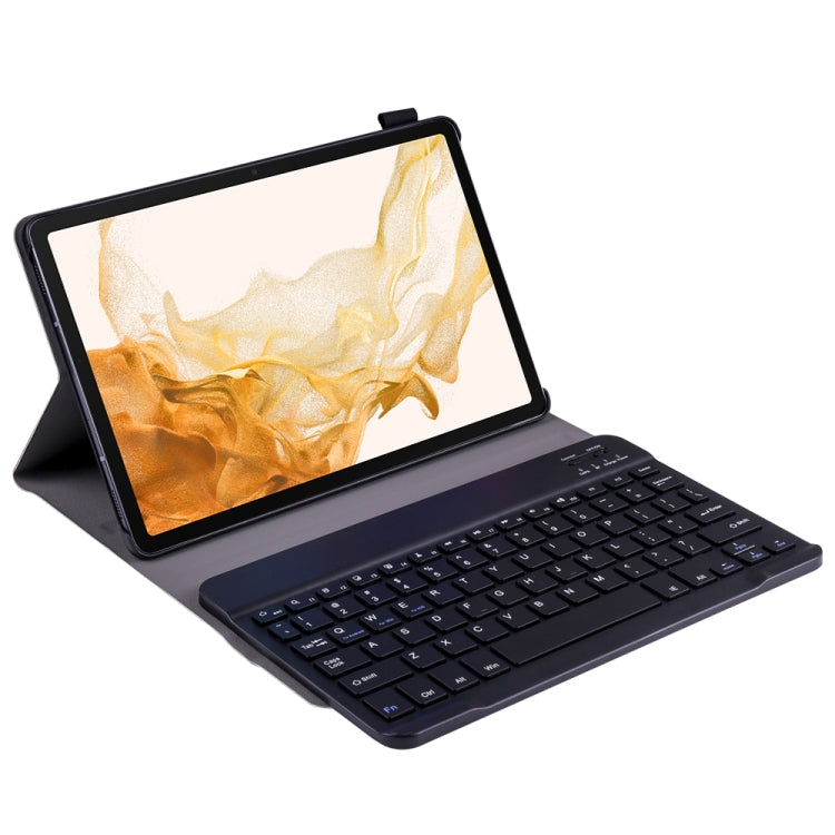 A700 Ultra-thin Bluetooth Keyboard Leather Case For Samsung Galaxy Tab S8 11 inch SM-X700 / SM-X706(Blue) - Samsung Keyboard by PMC TechLife | Online Shopping South Africa | PMC TechLife