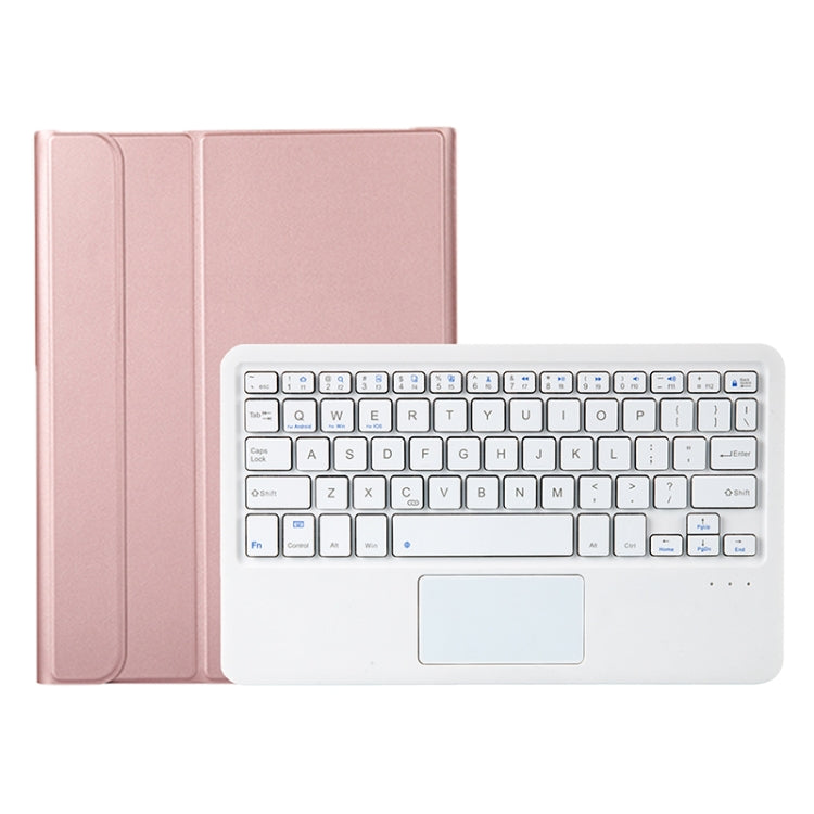 A700B-A Bluetooth Keyboard Leather Case with Pen Slot & Touchpad For Samsung Galaxy Tab S8 11 inch SM-X700 / SM-X706(Rose Gold) - Samsung Keyboard by PMC TechLife | Online Shopping South Africa | PMC TechLife