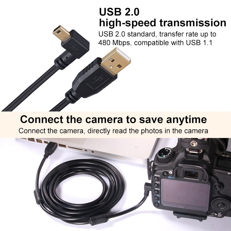 10m Elbow Mini 5 Pin to USB 2.0 Camera Extension Data Cable -  by PMC TechLife | Online Shopping South Africa | PMC TechLife | Buy Now Pay Later Mobicred