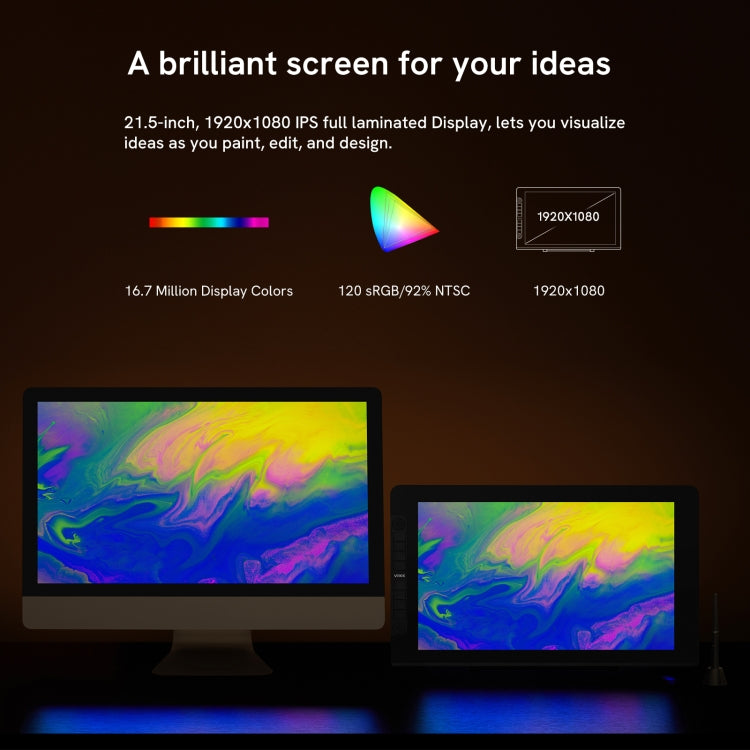 VEIKK VK2200 Pro 21.5 inch 8192 Levels Pressure Sensitivity Digital Drawing Board - free shipping - PMc TechLife - Order now!