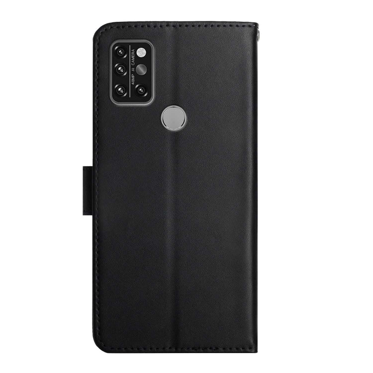 For UMIDIGI A9 Pro Genuine Leather Fingerprint-proof Flip Phone Case(Black) - More Brand by PMC TechLife | Online Shopping South Africa | PMC TechLife | Buy Now Pay Later Mobicred