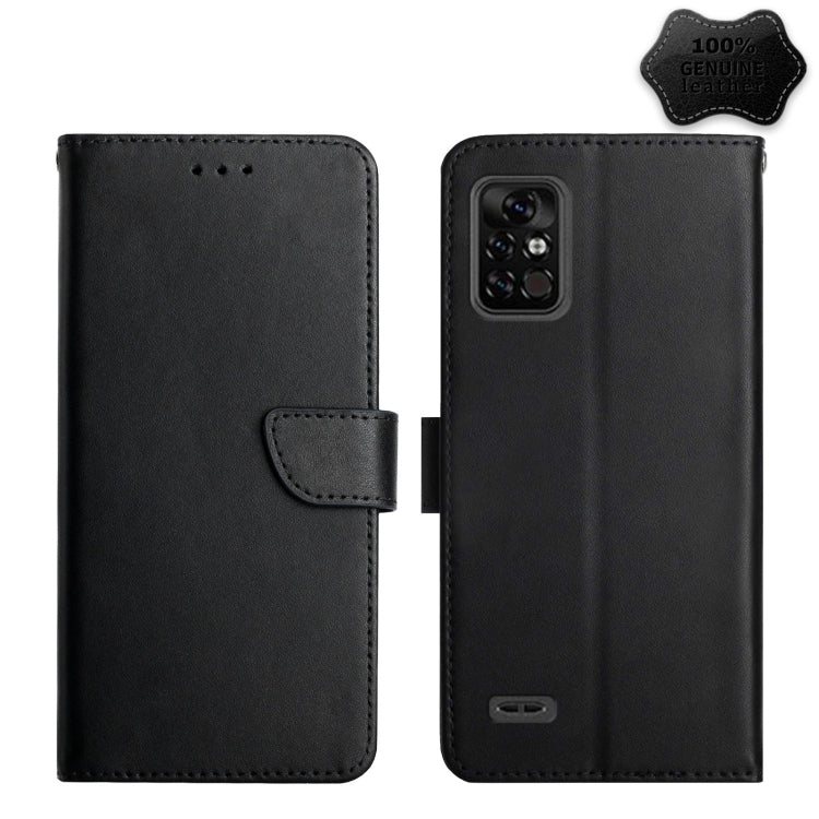 For UMIDIGI BISON Pro Genuine Leather Fingerprint-proof Flip Phone Case(Black) - More Brand by PMC TechLife | Online Shopping South Africa | PMC TechLife | Buy Now Pay Later Mobicred