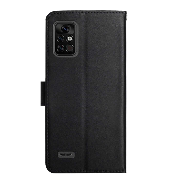 For UMIDIGI BISON Pro Genuine Leather Fingerprint-proof Flip Phone Case(Black) - More Brand by PMC TechLife | Online Shopping South Africa | PMC TechLife | Buy Now Pay Later Mobicred