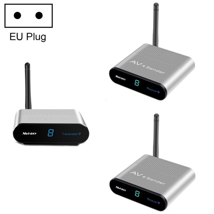 Measy AV530-2 5.8GHz Wireless Audio / Video Transmitter + 2 Receiver, Transmission Distance: 300m, EU Plug - Set Top Box & Accessories by Measy | Online Shopping South Africa | PMC TechLife | Buy Now Pay Later Mobicred
