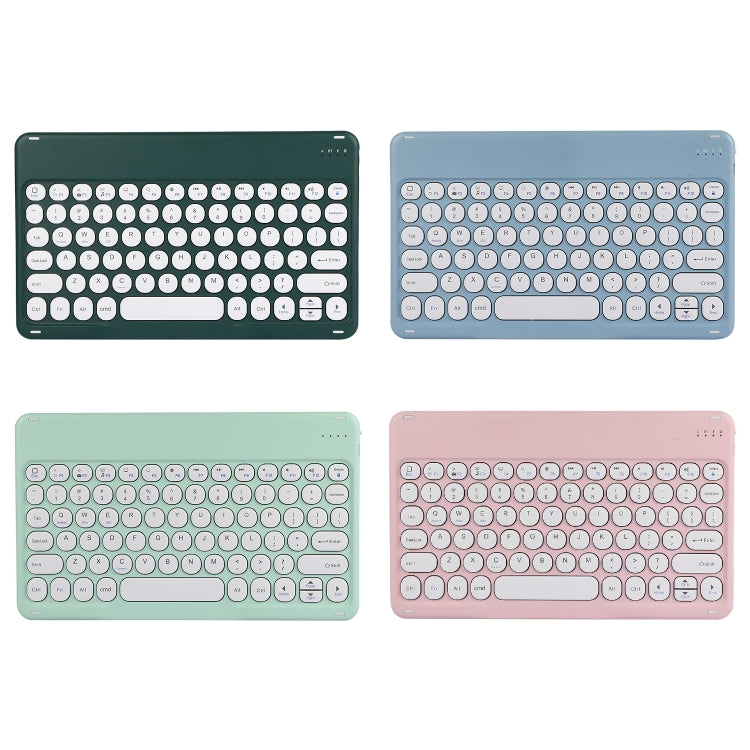 X4 Universal Round Keys Panel Spray Color Bluetooth Keyboard(Orange Pink) - Universal Keyboard by PMC TechLife | Online Shopping South Africa | PMC TechLife
