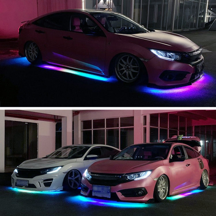 Car Modification Symphony Voice Control LED Chassis Lights, Specification:2 x 60cm + 2 x 180cm - Atmosphere lights by PMC TechLife | Online Shopping South Africa | PMC TechLife | Buy Now Pay Later Mobicred