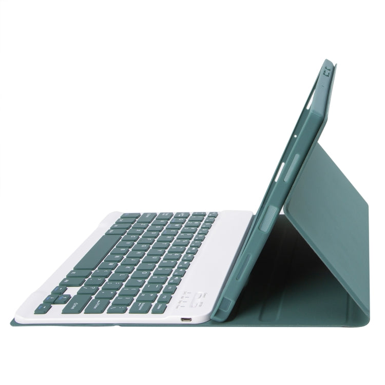 A610B Candy Color Bluetooth Keyboard Leather Case with Pen Slot For Samsung Galaxy Tab S6 Lite 10.4 inch SM-P610 / SM-P615(Dark Green) - free shipping - PMC TechLife - Order now!
