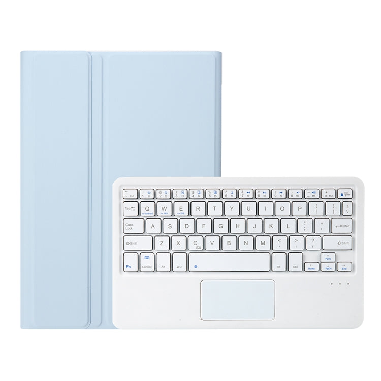 A610B-A Candy Color Bluetooth Keyboard Leather Case with Pen Slot & Touchpad For Samsung Galaxy Tab S6 Lite 10.4 inch SM-P610 / SM-P615(White Ice) - Samsung Keyboard by PMC TechLife | Online Shopping South Africa | PMC TechLife