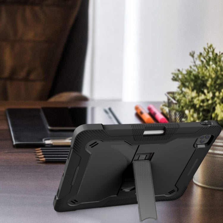 For iPad Pro 12.9 2022 / 2021 / 2020 / 2018 Silicone + PC Shockproof Tablet Case(Black) - free shipping - PMC TechLife - Order now!