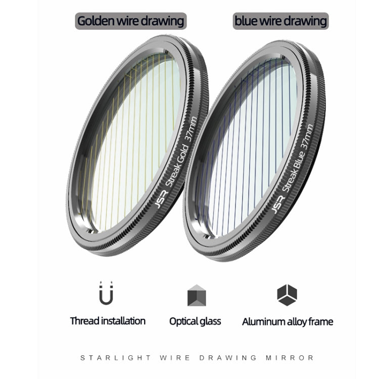 JSR Starlight Drawing Camera Lens Filter, Size:77mm(Streak Gold) - free shipping - PMC TechLife - Order now!