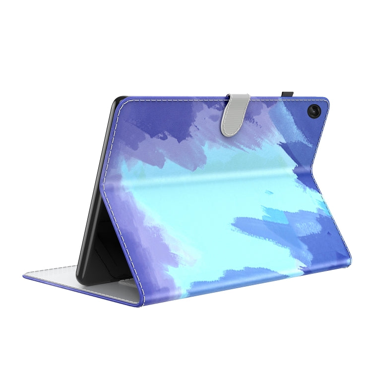 For Lenovo Tab M10 Plus 10.6 3rd Gen. Watercolor Pattern Skin Feel Magnetic Leather Tablet Case(Winter Snow) - Lenovo by PMC TechLife | Online Shopping South Africa | PMC TechLife | Buy Now Pay Later Mobicred