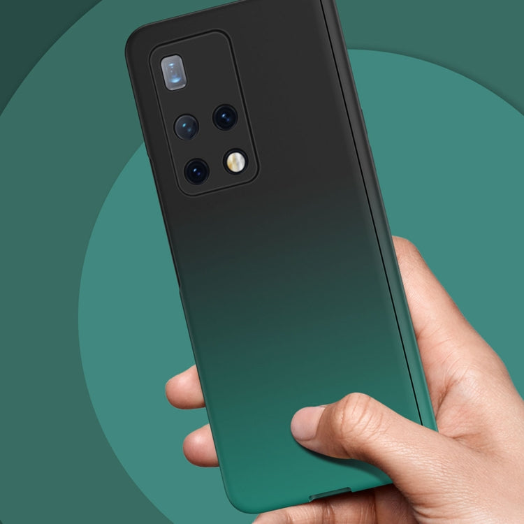 For Huawei Mate X2 Colorful Gradient Tempered Film Integrated Phone Case(Blue Red) - Huawei Cases by PMC TechLife | Online Shopping South Africa | PMC TechLife | Buy Now Pay Later Mobicred