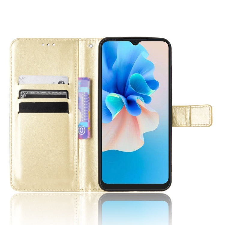 For Blackview A55 Pro Retro Crazy Horse Texture Leather Phone Case(Gold) - More Brand by PMC TechLife | Online Shopping South Africa | PMC TechLife | Buy Now Pay Later Mobicred
