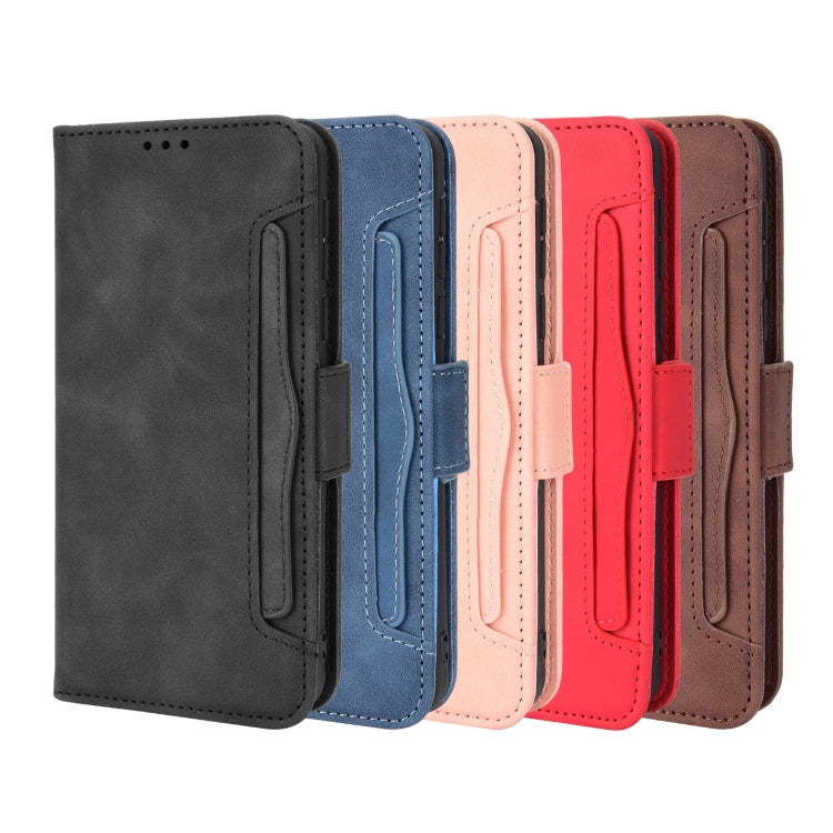 For Blackview A95 Skin Feel Calf Texture Card Slots Leather Phone Case(Black) - More Brand by PMC TechLife | Online Shopping South Africa | PMC TechLife | Buy Now Pay Later Mobicred