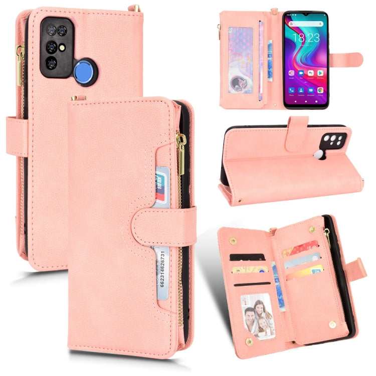 For Doogee X96 Pro Litchi Texture Zipper Leather Phone Case(Pink) - Doogee Cases by PMC TechLife | Online Shopping South Africa | PMC TechLife | Buy Now Pay Later Mobicred