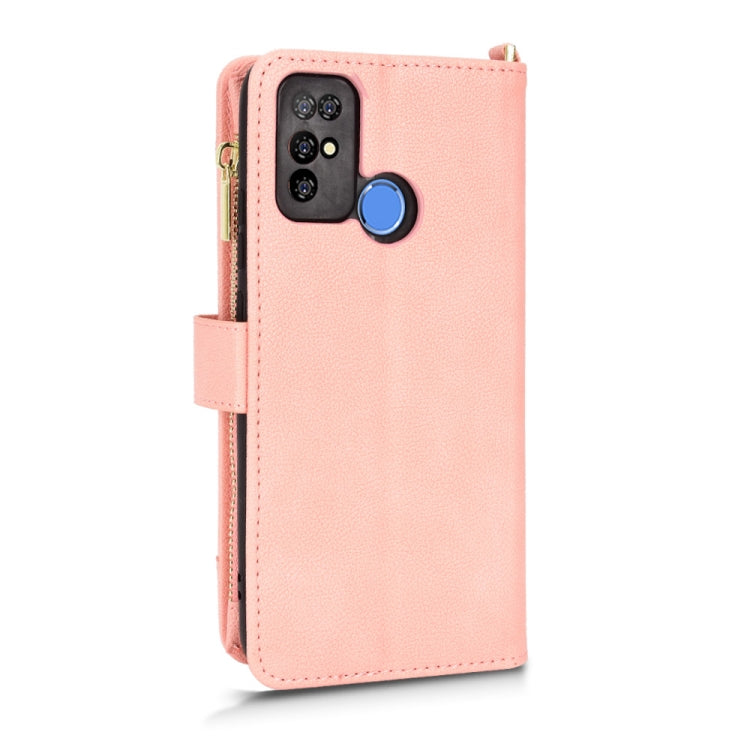 For Doogee X96 Pro Litchi Texture Zipper Leather Phone Case(Pink) - Doogee Cases by PMC TechLife | Online Shopping South Africa | PMC TechLife | Buy Now Pay Later Mobicred