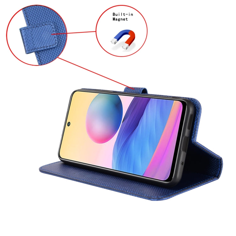 For Ulefone Power Armor 14 / 14 Pro Diamond Texture Leather Phone Case(Blue) - Ulefone Cases by PMC Jewellery | Online Shopping South Africa | PMC Jewellery | Buy Now Pay Later Mobicred