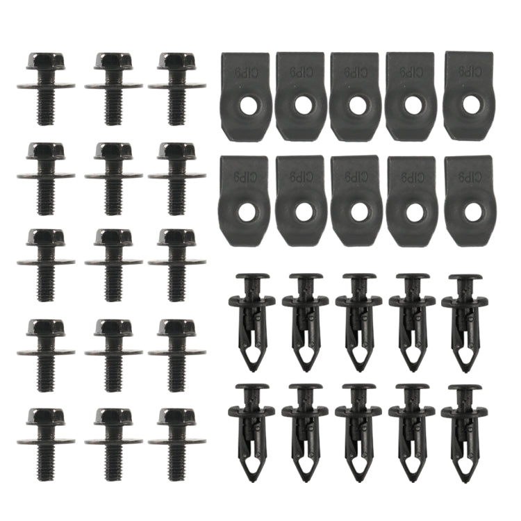 A6854 35 in 1 Car Hood Fender Bumper Fixing Kit for Infiniti G35 Sedan 2003-2008 - Nuts & Bolts by PMC TechLife | Online Shopping South Africa | PMC TechLife | Buy Now Pay Later Mobicred