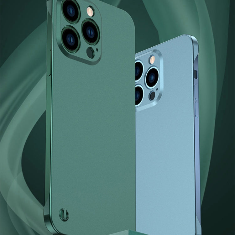 For iPhone 12 Pro Max Electroplating Frosted Frameless Phone Case(White) - free shipping - PMC Jewellery - Order now!