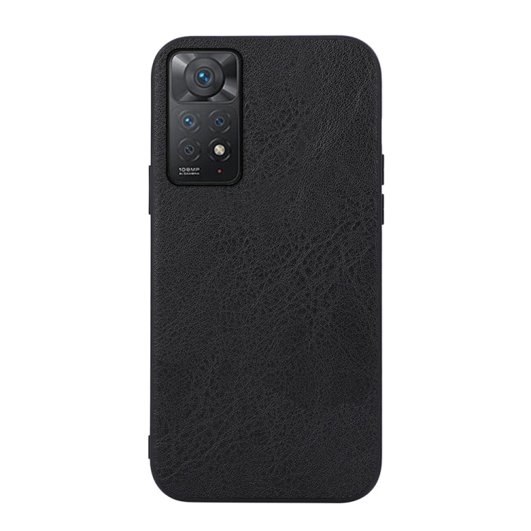 For Xiaomi Redmi Note 11 Pro Falette Texture PU Shockproof Phone Case(Black) - Xiaomi Cases by PMC TechLife | Online Shopping South Africa | PMC TechLife