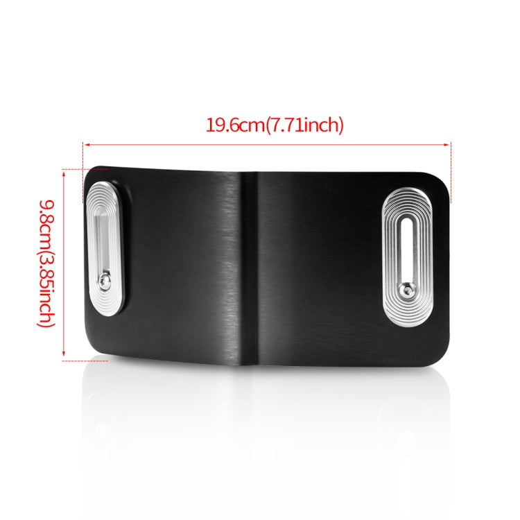 HP-DF018 Motorcycle Aluminum Alloy Front Windshield for Honda CB650R(Black) - free shipping - PMC TechLife - Order now!