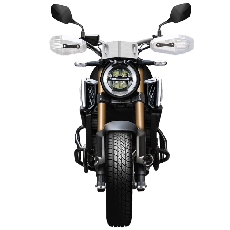 HP-DF018 Motorcycle Aluminum Alloy Front Windshield for Honda CB650R(Electroplating Black) - Others by PMC TechLife | Online Shopping South Africa | PMC TechLife | Buy Now Pay Later Mobicred